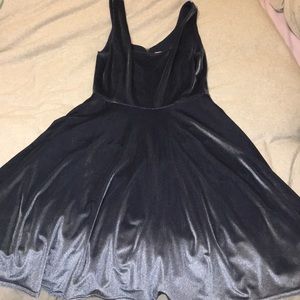 ModCloth Velvet Blue Dress